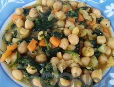 Η συνταγή της ημέρας: Ρεβίθια με σπανάκι